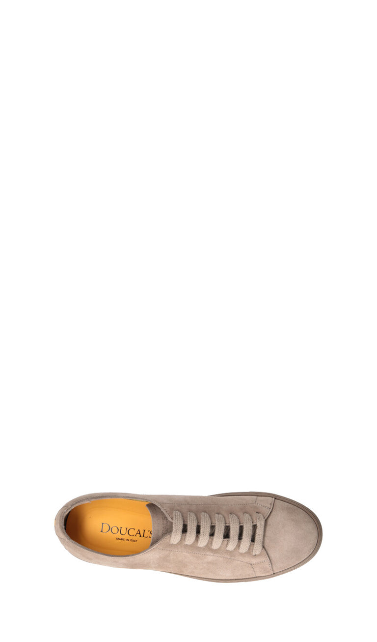 DOUCAL'S Sneaker uomo visone in suede