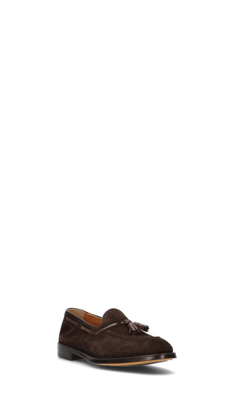 DOUCAL'S Mocassino uomo marrone in suede