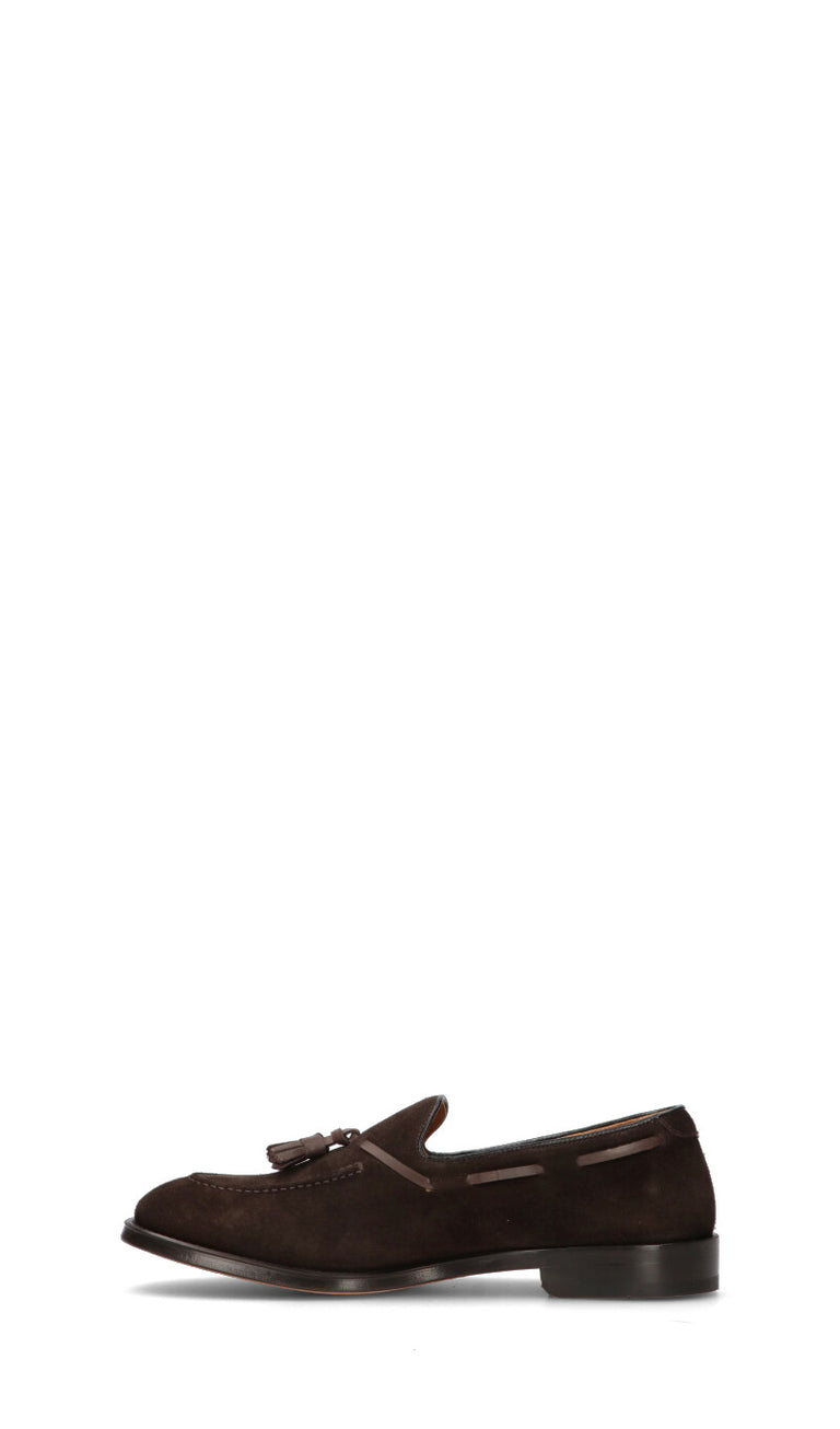 DOUCAL'S Mocassino uomo marrone in suede