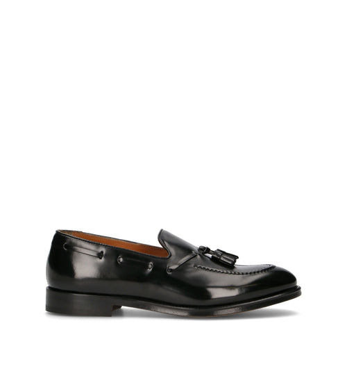 DOUCAL'S Mocassino uomo nero in pelle