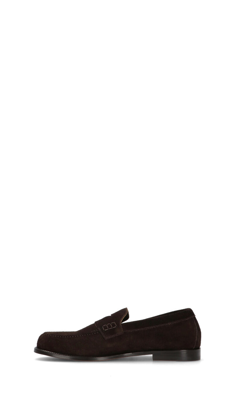 DOUCAL'S Mocassino uomo marrone in suede