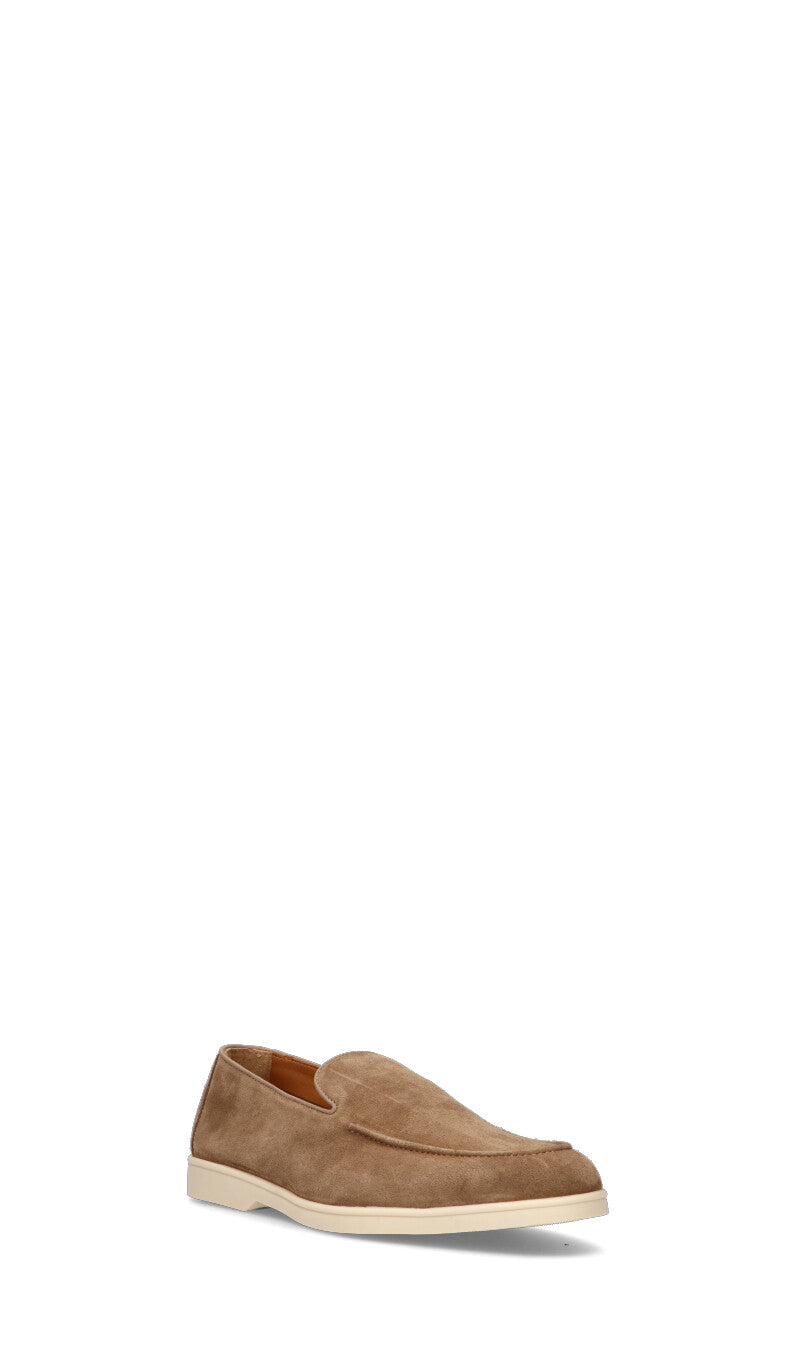 DOUCAL'S Mocassino uomo visone in suede