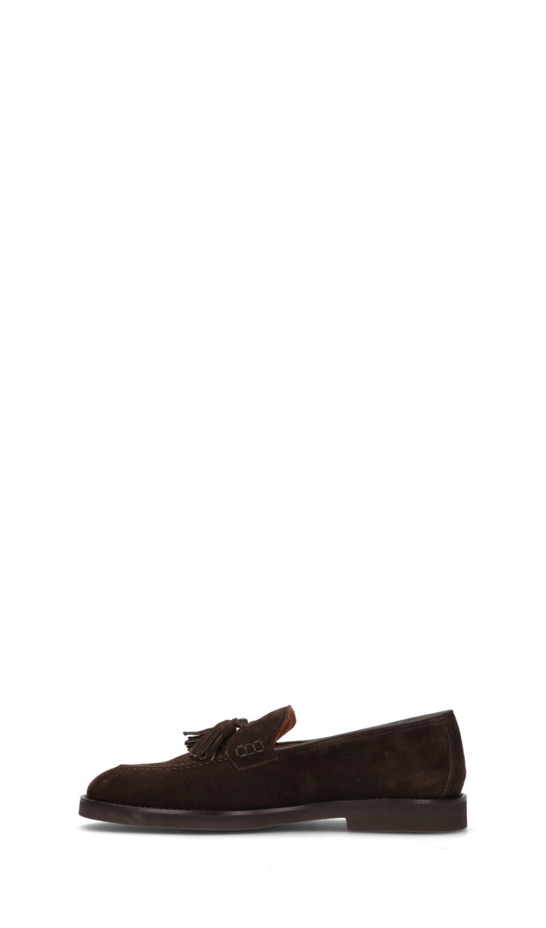 DOUCAL'S Mocassino uomo marrone in suede