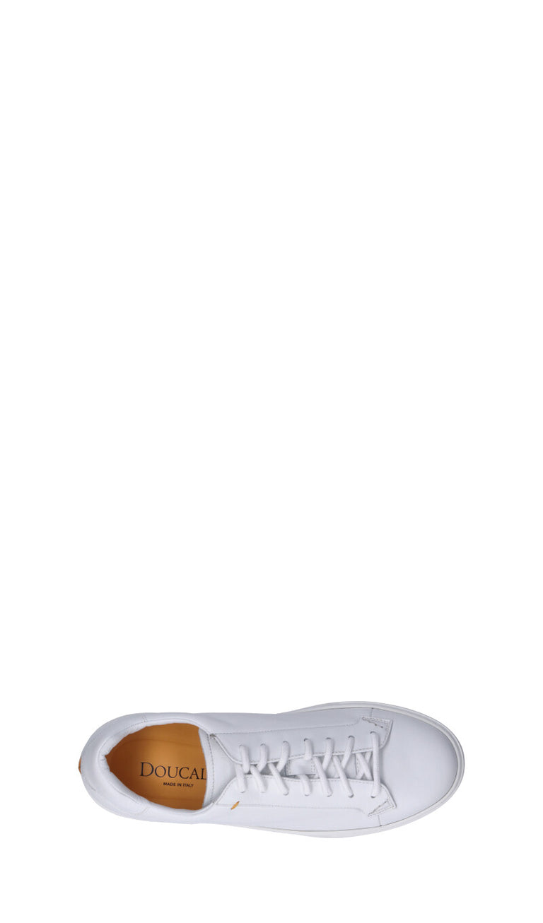 DOUCAL'S Sneaker uomo bianca in pelle