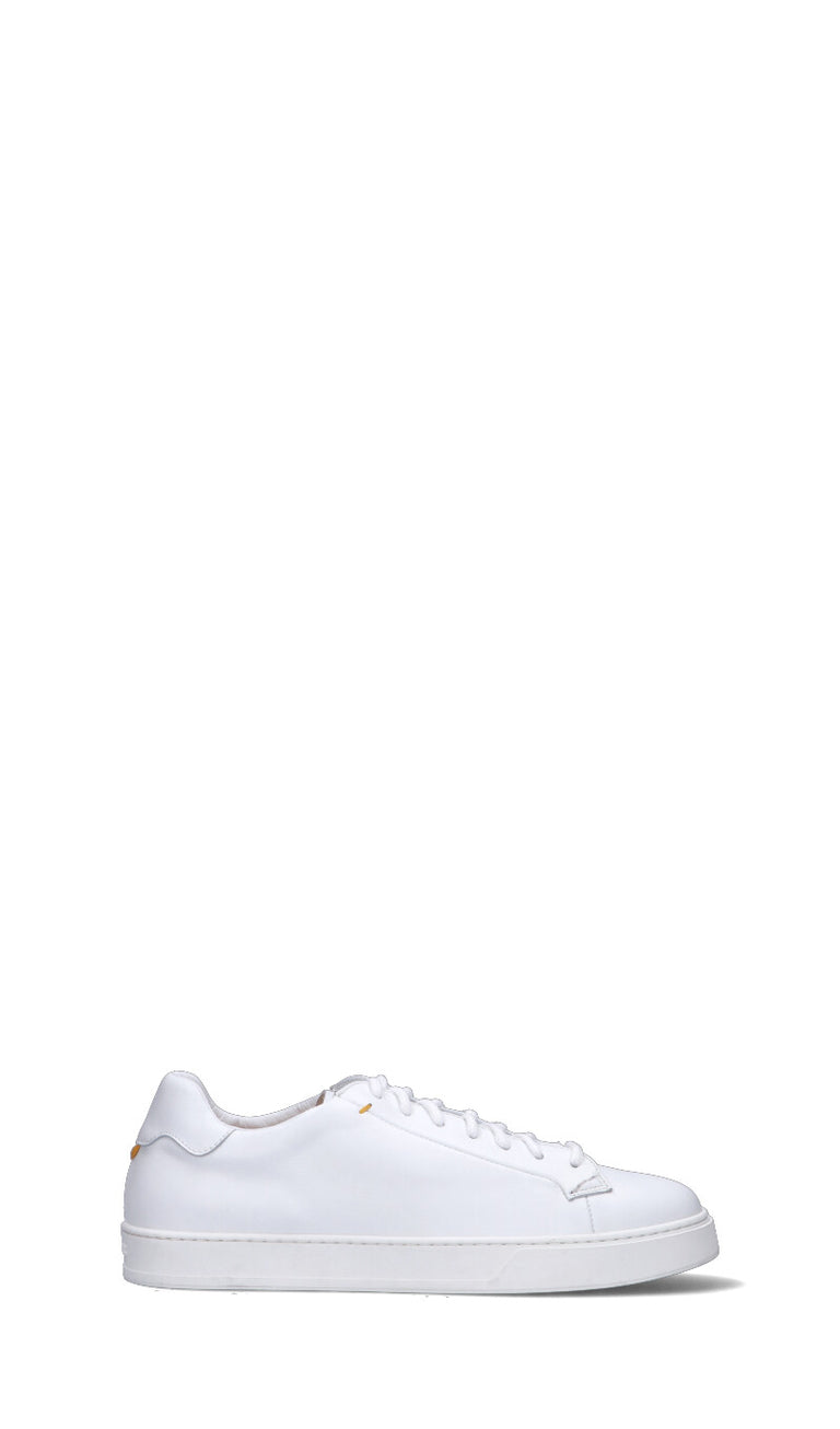 DOUCAL'S Sneaker uomo bianca in pelle