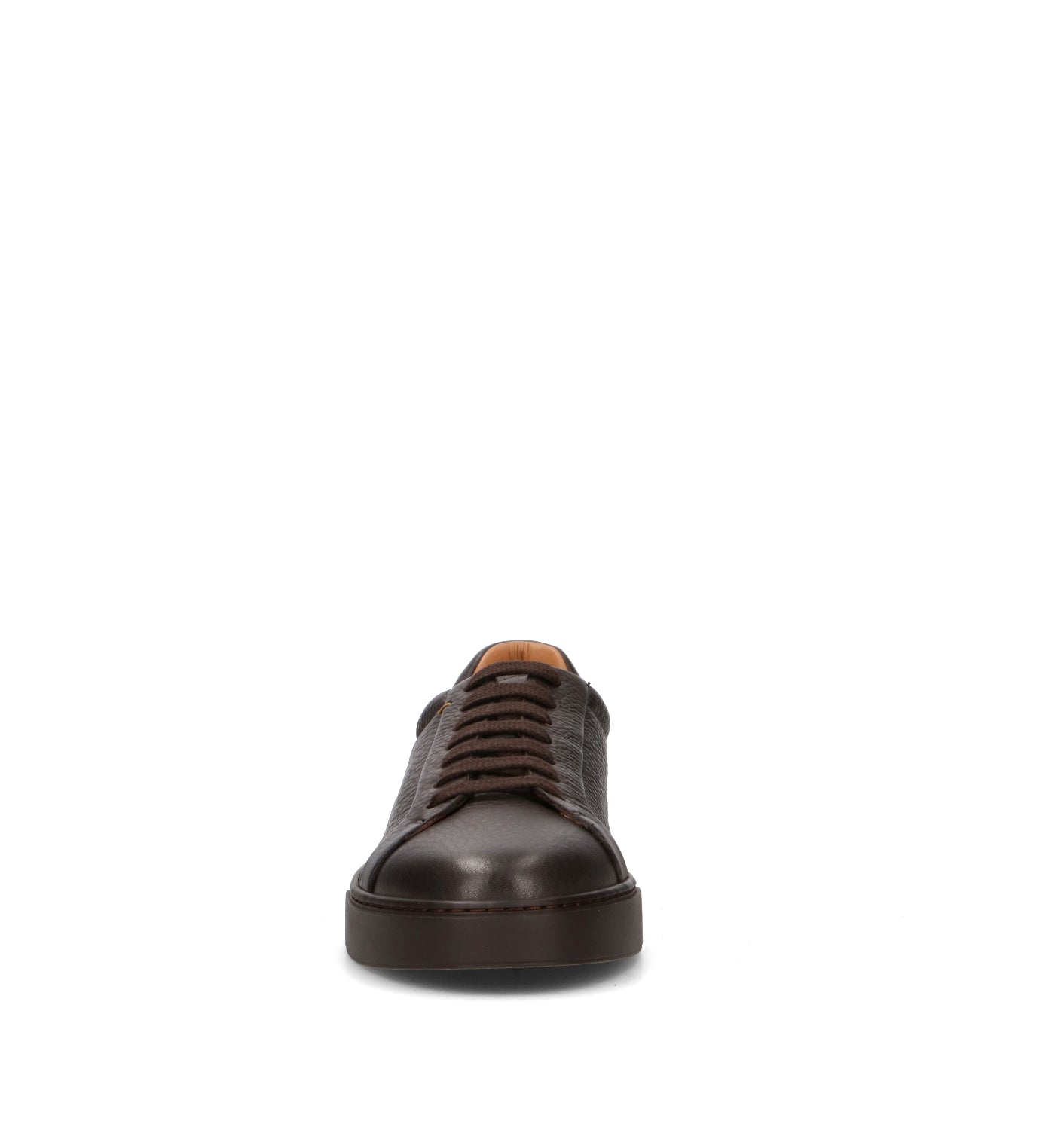 DOUCAL'S Sneaker uomo testa di moro in pelle