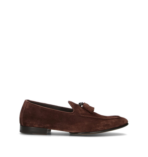 DOUCAL'S Mocassino uomo marrone in suede