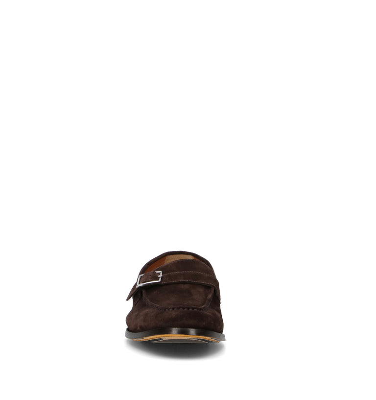 DOUCAL'S Mocassino uomo marrone in suede
