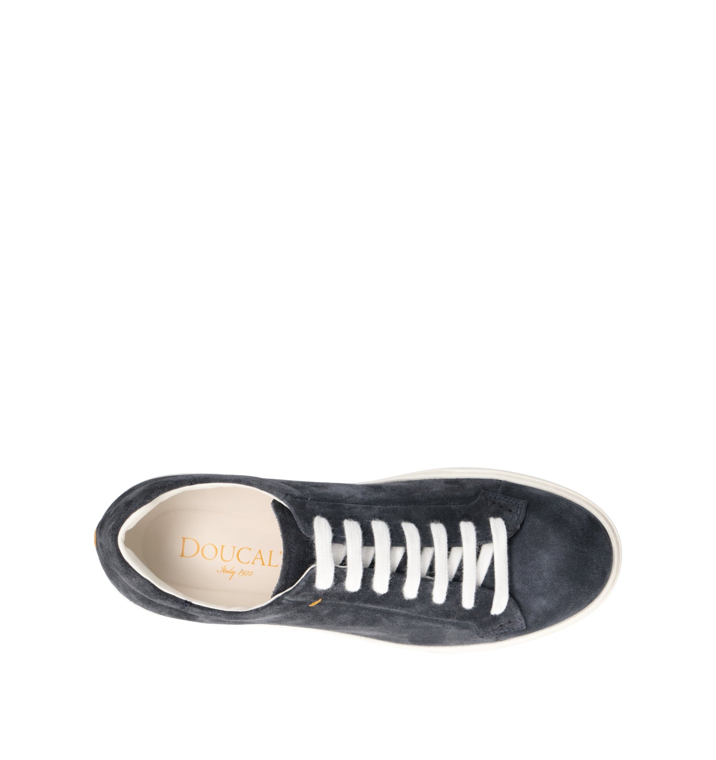 DOUCAL'S Sneaker uomo blu in suede
