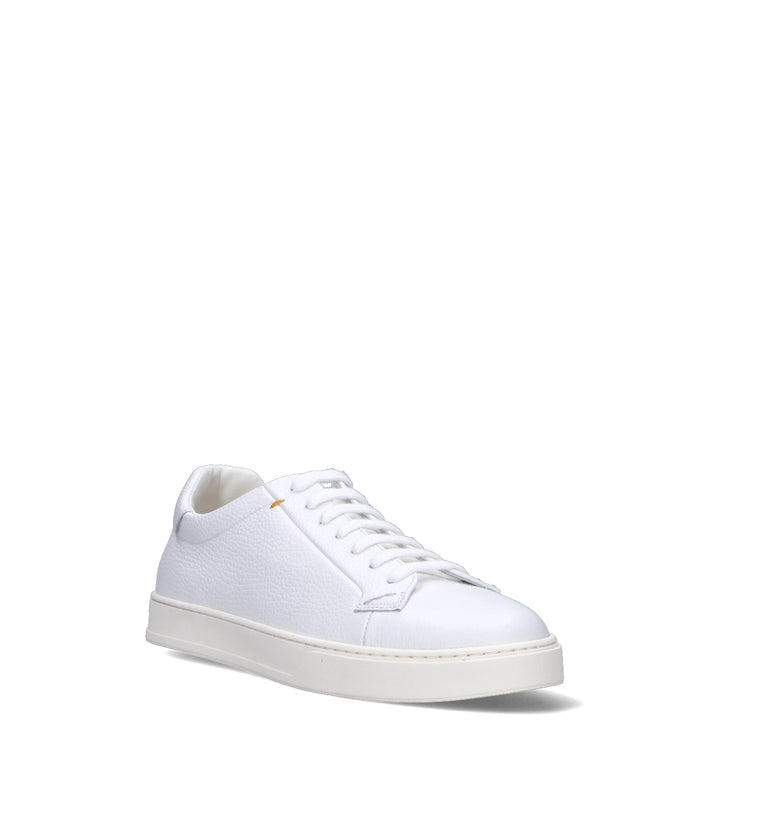 DOUCAL'S Sneaker uomo bianca in pelle