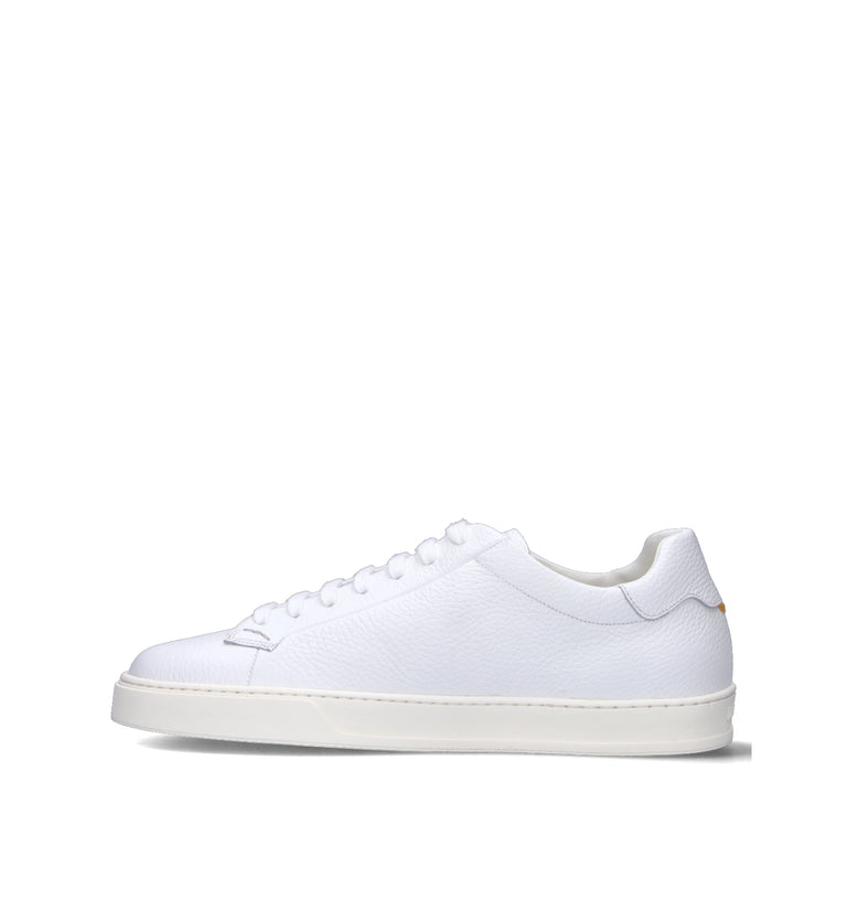 DOUCAL'S Sneaker uomo bianca in pelle