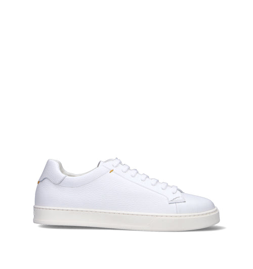 DOUCAL'S Sneaker uomo bianca in pelle