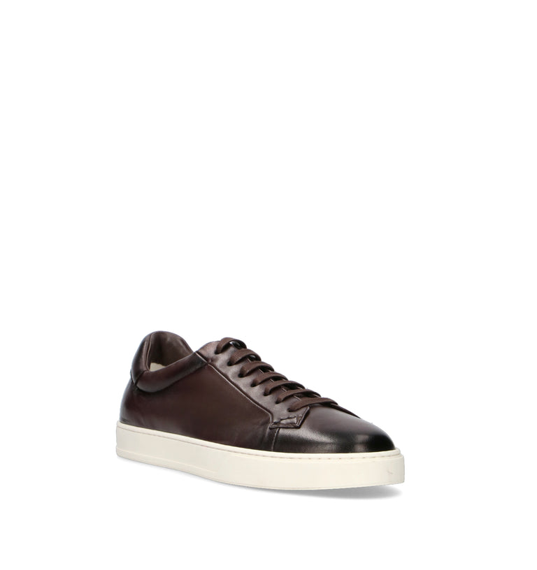 DOUCAL'S Sneaker uomo testa di moro in suede