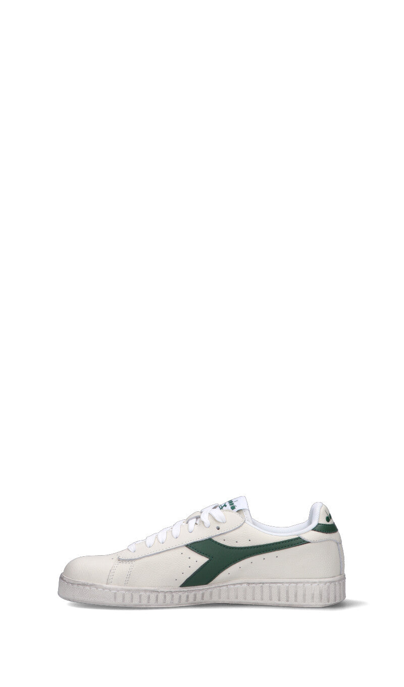 DIADORA Sneaker uomo bianca/verde in pelle