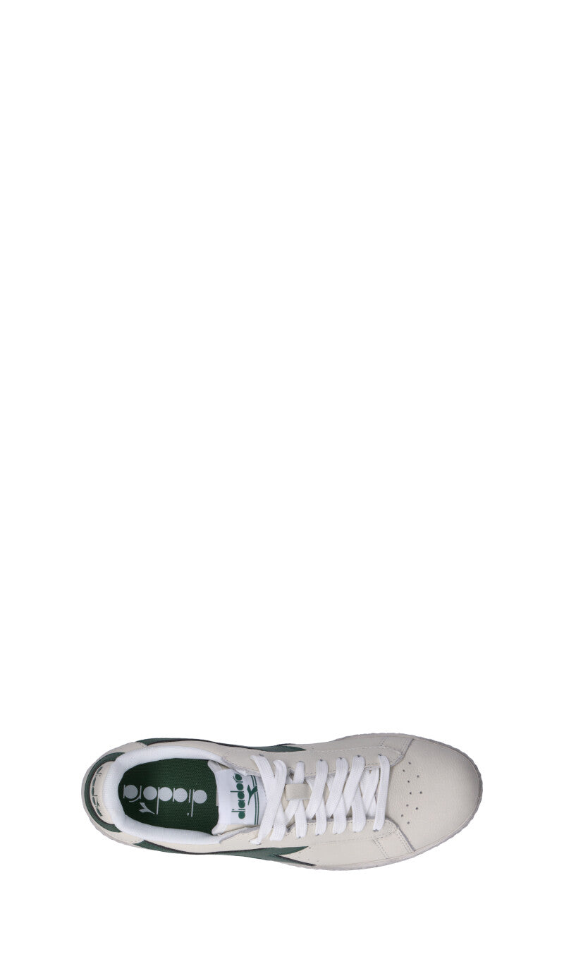 DIADORA Sneaker uomo bianca/verde in pelle