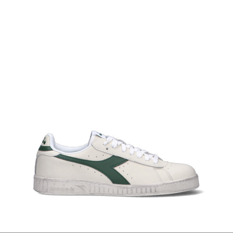 DIADORA Sneaker uomo bianca/verde in pelle