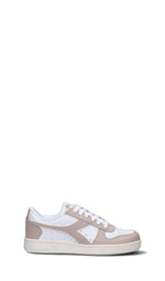 DIADORA Sneaker donna bianca/rosa in pelle
