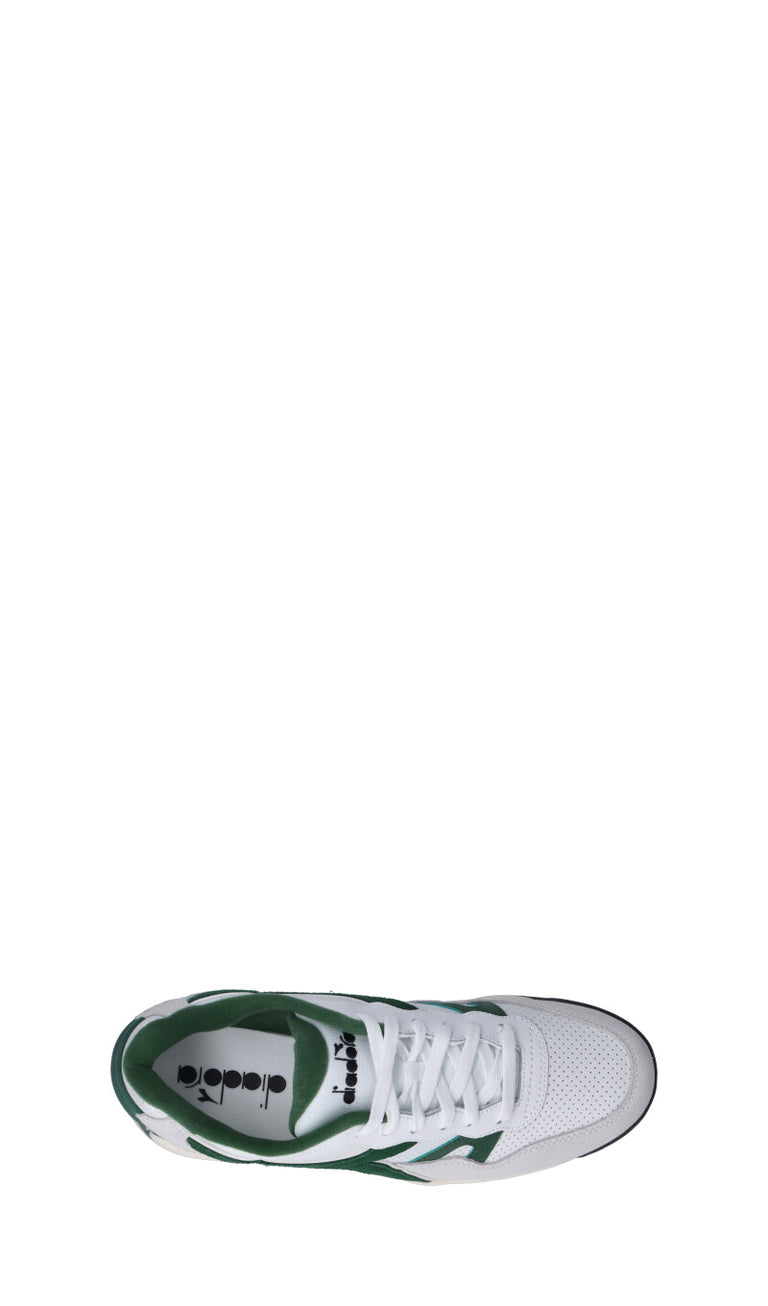 DIADORA Sneaker uomo bianca/grigia/verde in suede