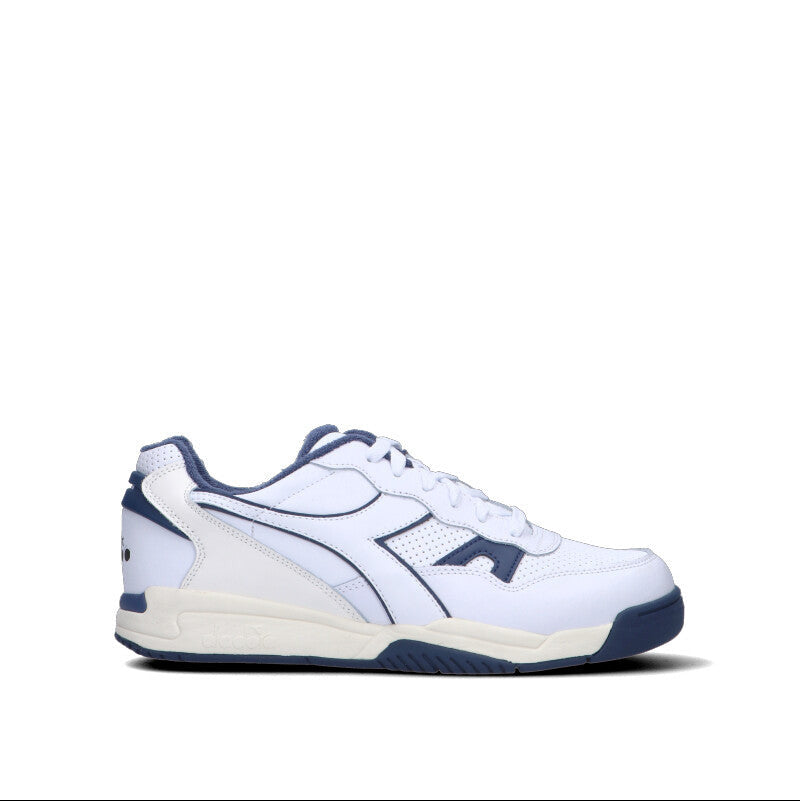 DIADORA - WINNER Sneaker uomo bianca/blu in suede