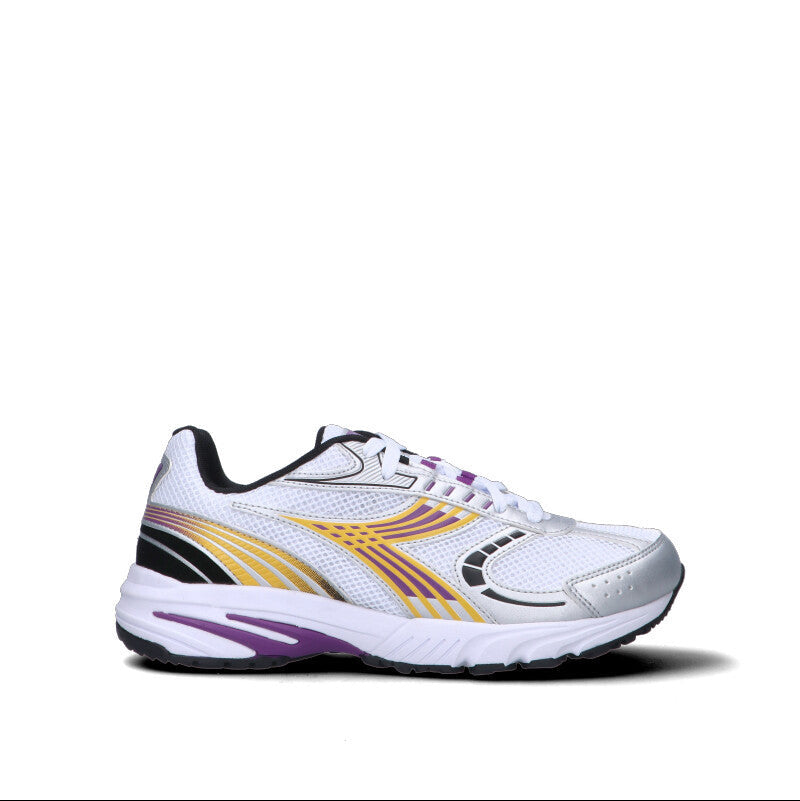 DIADORA Sneaker uomo bianca/nera/viola