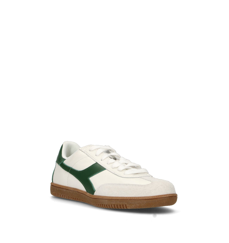 DIADORA TRAINER Sneaker uomo bianca/verde in pelle
