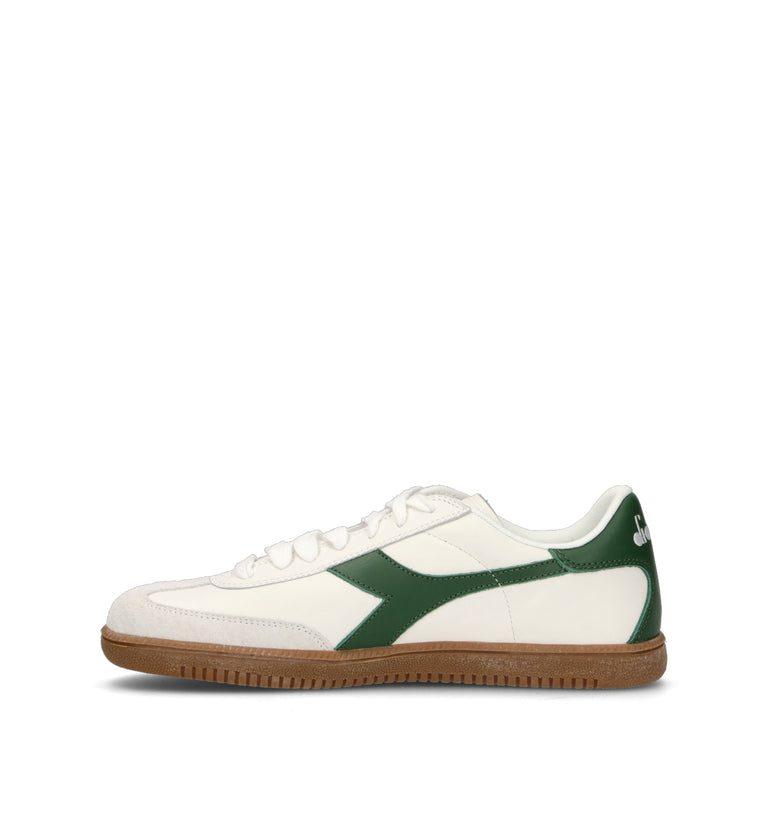 DIADORA TRAINER Sneaker uomo bianca/verde in pelle