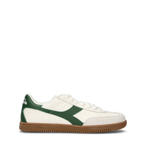 DIADORA TRAINER Sneaker uomo bianca/verde in pelle