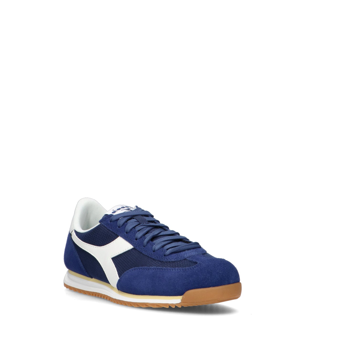 DIADORA CROSS Sneaker uomo blu in suede