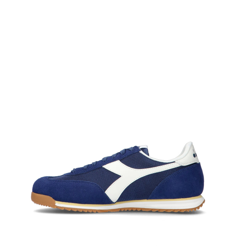 DIADORA CROSS Sneaker uomo blu in suede