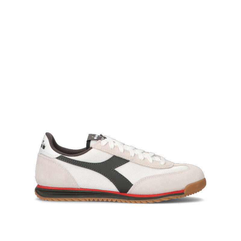 DIADORA CROSS Sneaker uomo bianca/nera in pelle