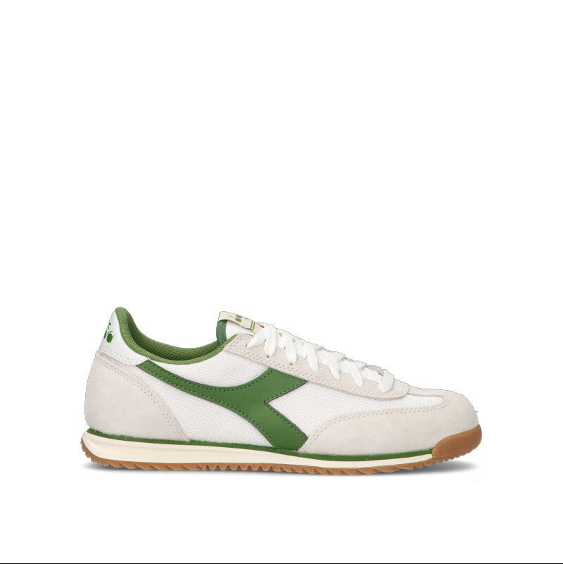 DIADORA CROSS Sneaker uomo bianca/verde in pelle