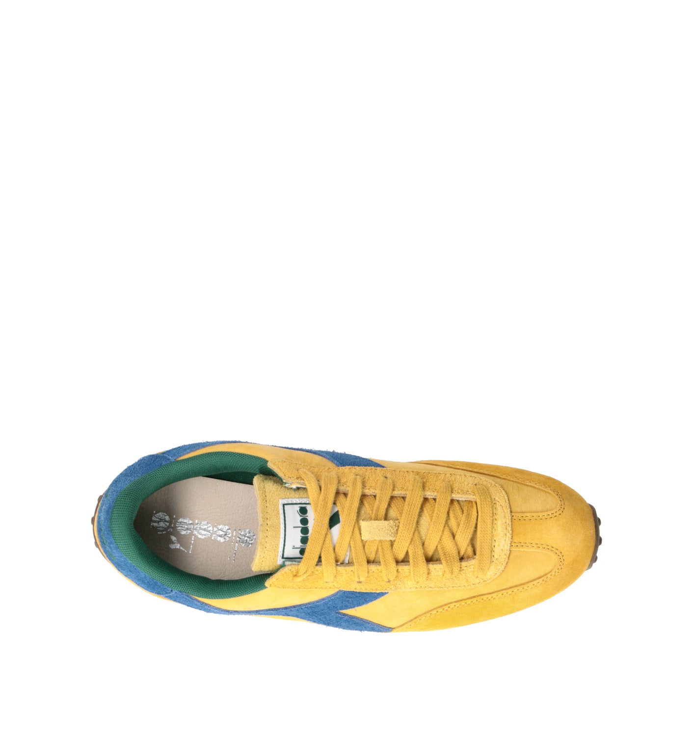DIADORA RALLY S Sneaker uomo gialla in suede