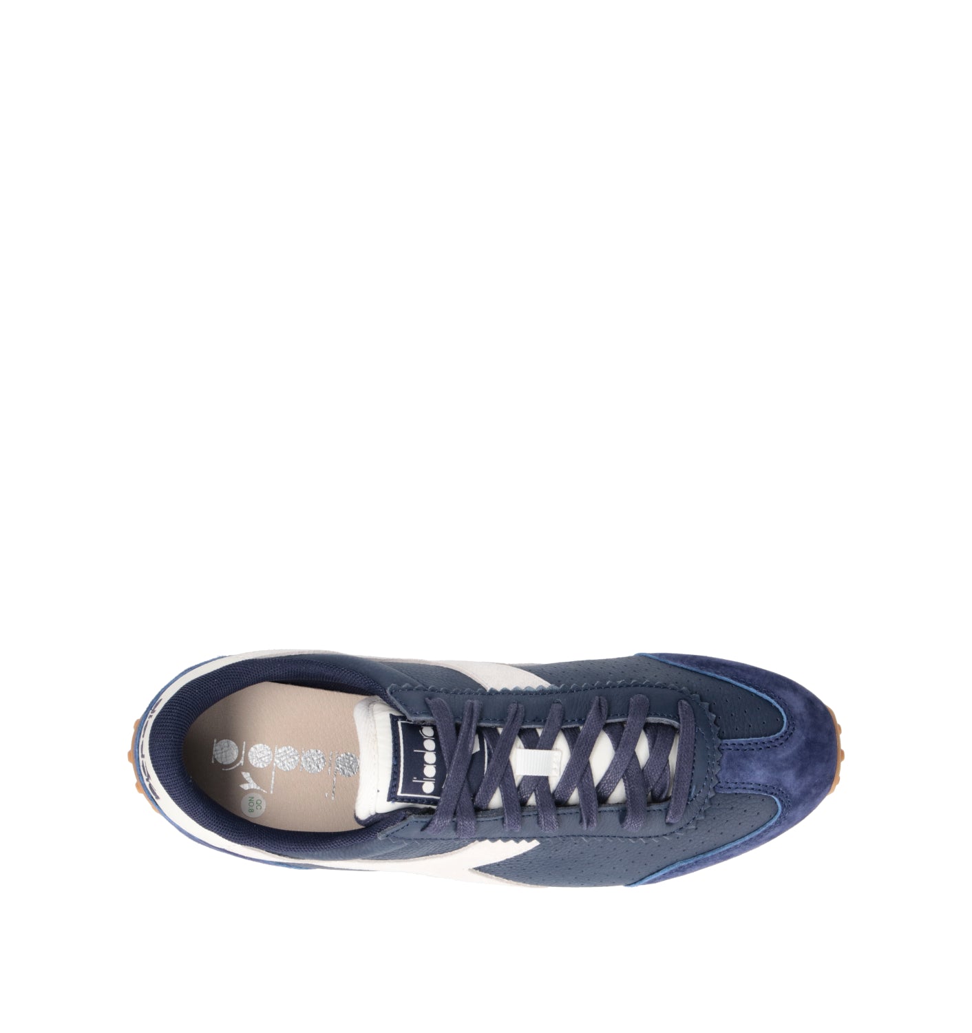 DIADORA RALLY PUNCHED Sneaker uomo blu in pelle