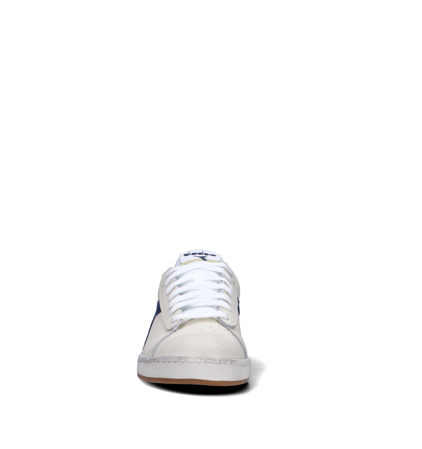 DIADORA GAME LOW JERSEY WAXED Sneaker uomo bianca in pelle