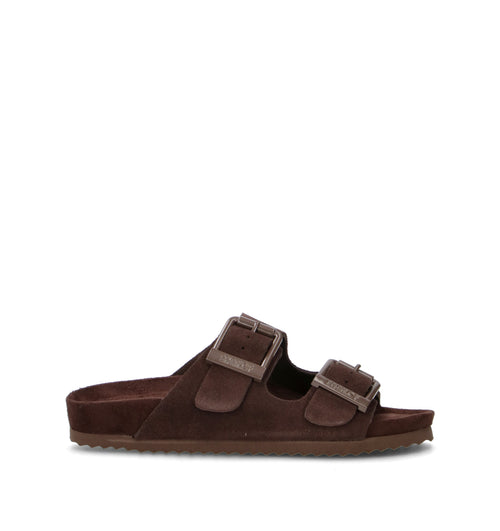 COLORS OF CALIFORNIA Ciabatta donna marrone in suede