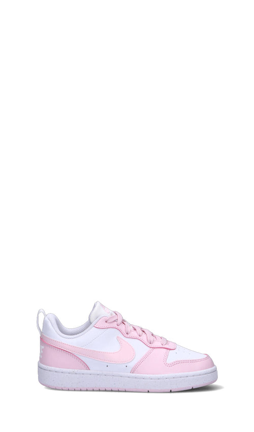 NIKE - COURT BOROUGH LOW RECRAFT (GS) Sneaker ragazza rosa/bianca