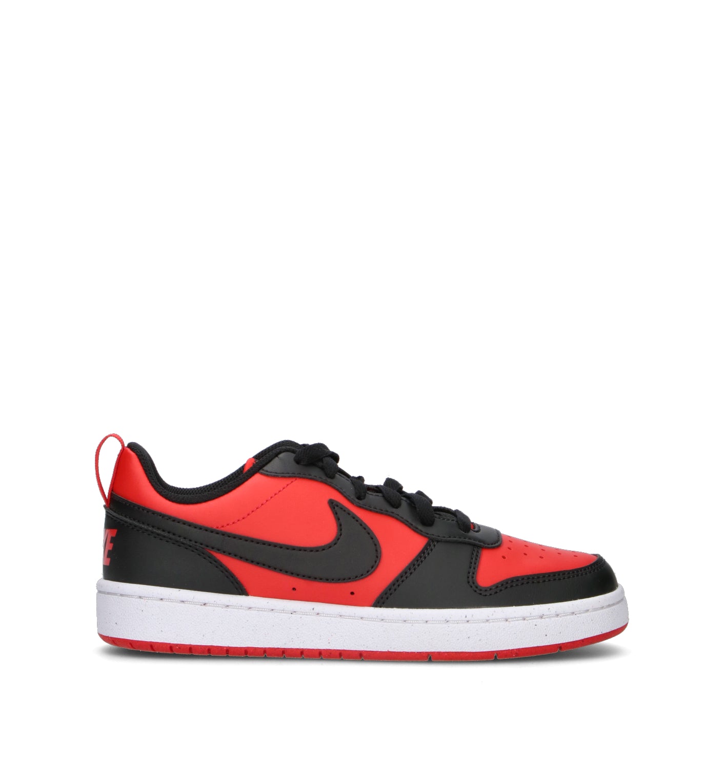 NIKE COURT BOROUGH LOW RECRAFT (GS) Sneaker ragazzo rossa/nera