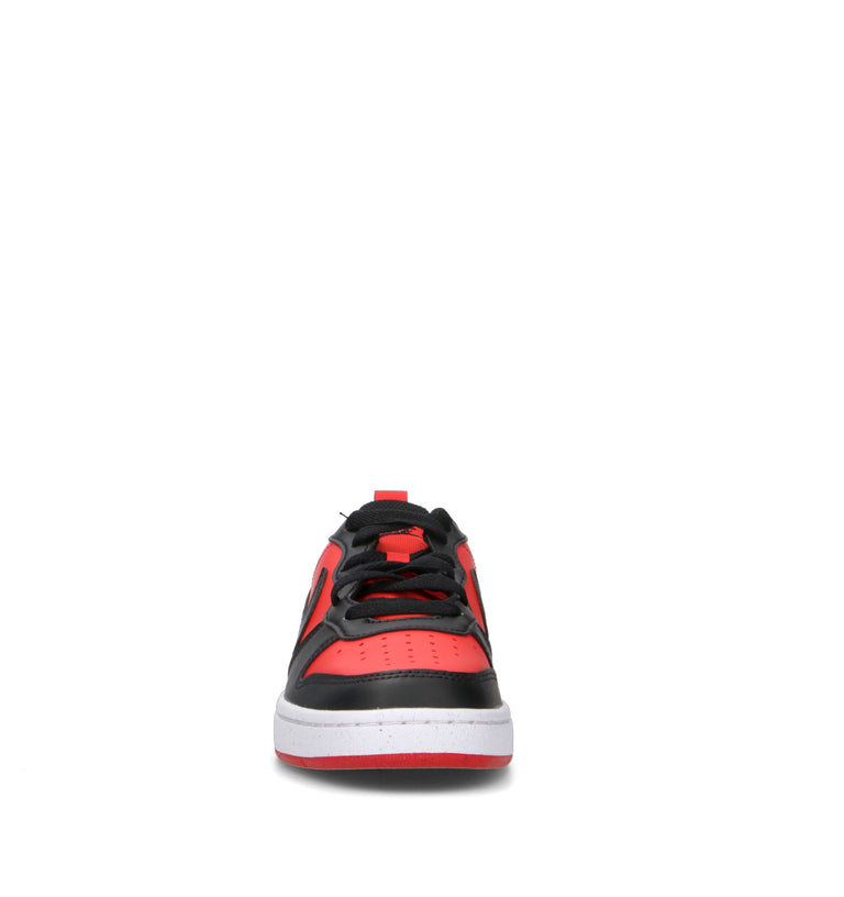 NIKE COURT BOROUGH LOW RECRAFT (GS) Sneaker ragazzo rossa/nera