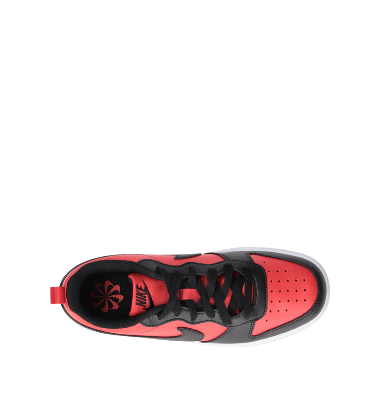 NIKE COURT BOROUGH LOW RECRAFT (GS) Sneaker ragazzo rossa/nera