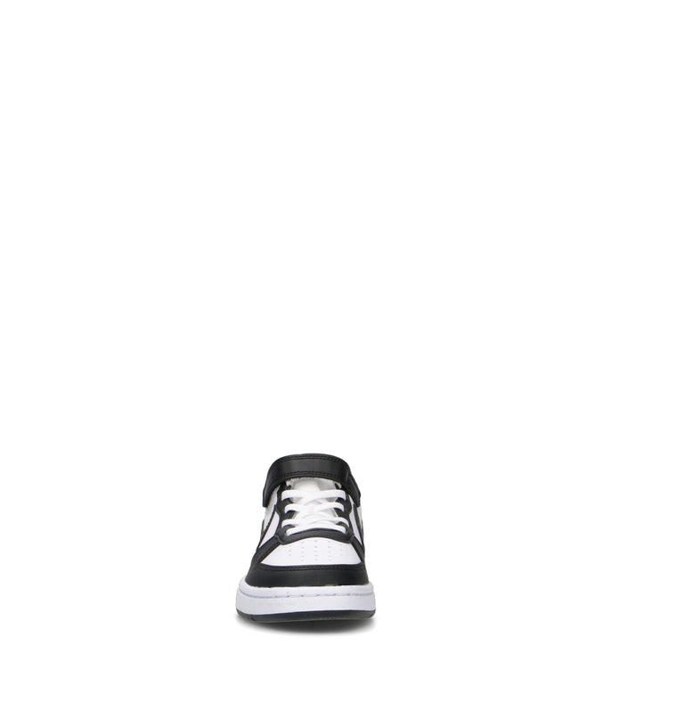 NIKE COURT BOROUGH LOW RECRAFT (PS) Sneaker bimbo bianca/nera