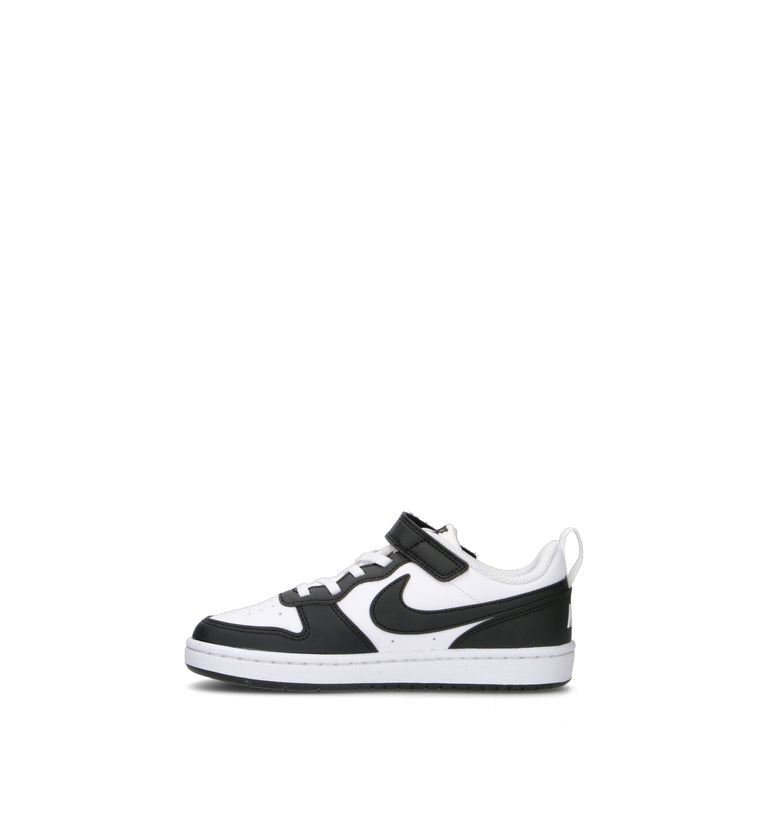 NIKE COURT BOROUGH LOW RECRAFT (PS) Sneaker bimbo bianca/nera