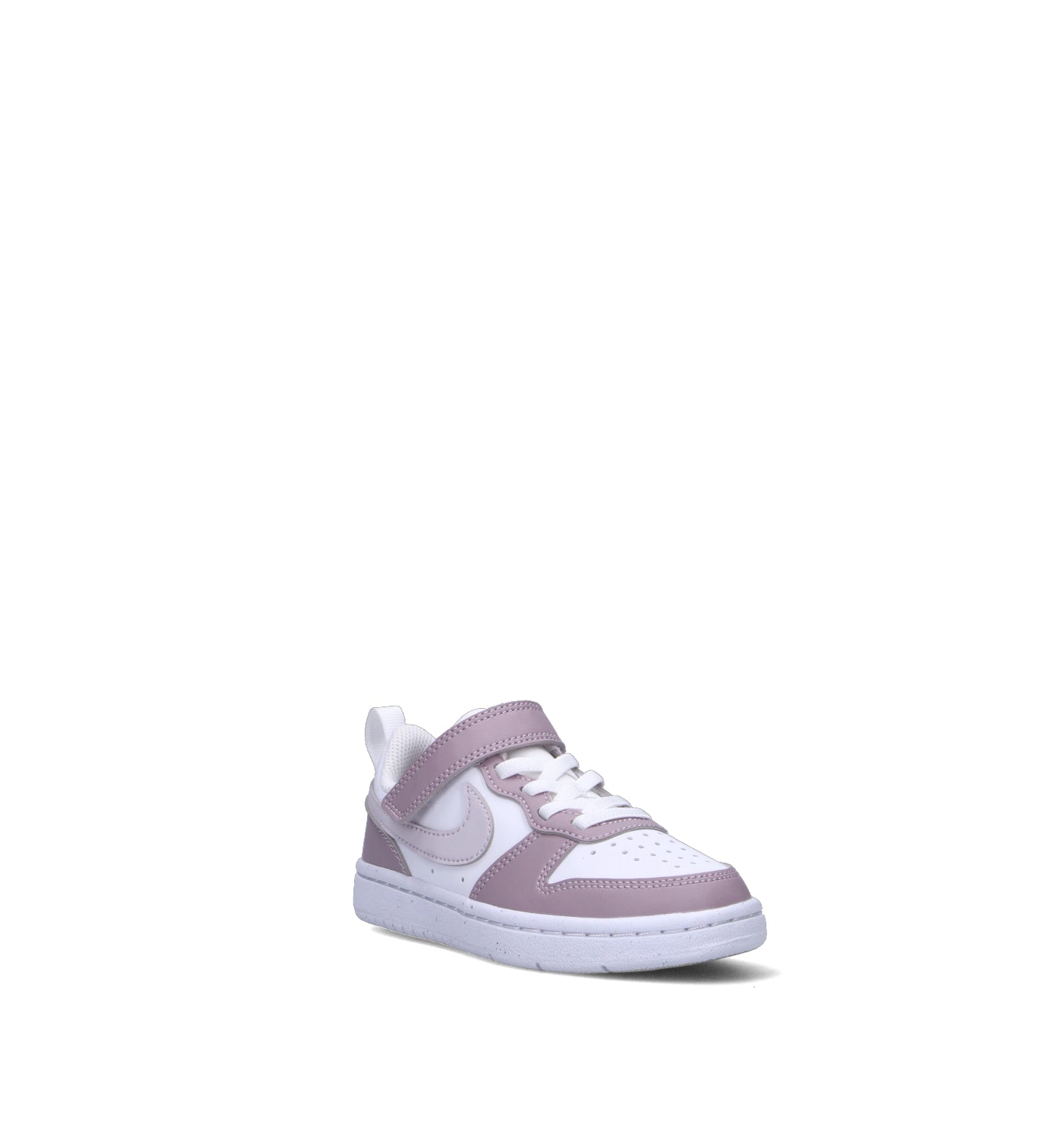 NIKE COURT BOROUGH LOW RECRAFT (PS) Sneaker bimba bianca/lilla