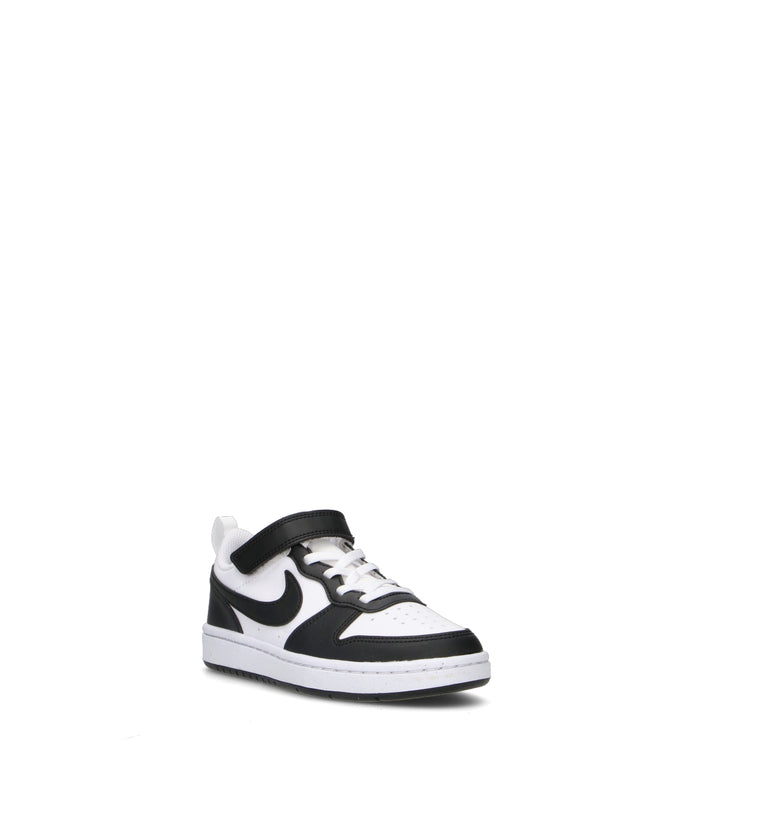 NIKE COURT BOROUGH LOW RECRAFT (TD) Sneaker bimbo bianca/nera