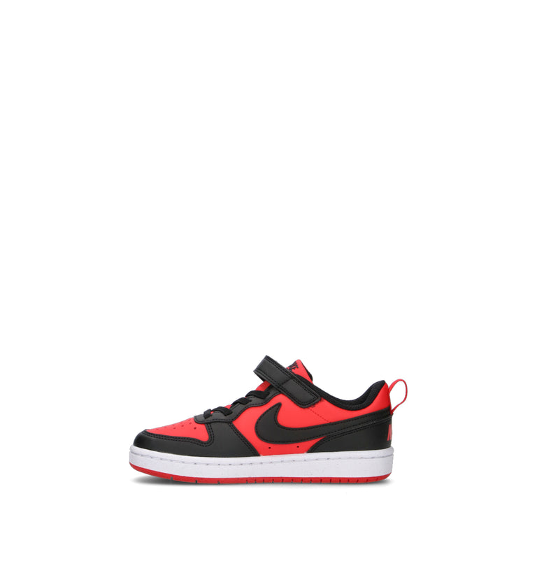 NIKE COURT BOROUGH LOW RECRAFT (TD) Sneaker bimbo nera/rossa