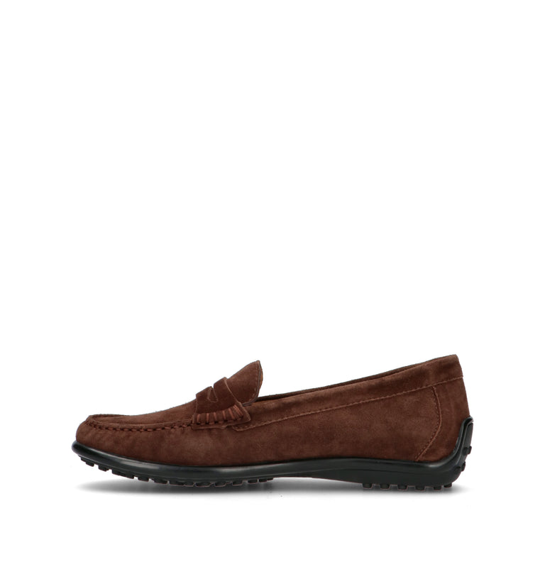 THE FLEXX Mocassino donna marrone in suede