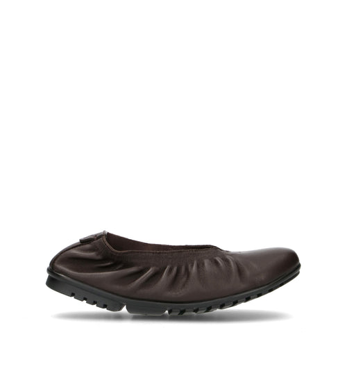 THE FLEXX Ballerina donna testa di moro in pelle