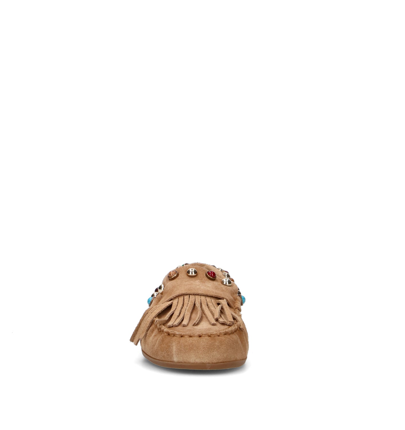 INUOVO Mocassino donna tan in suede