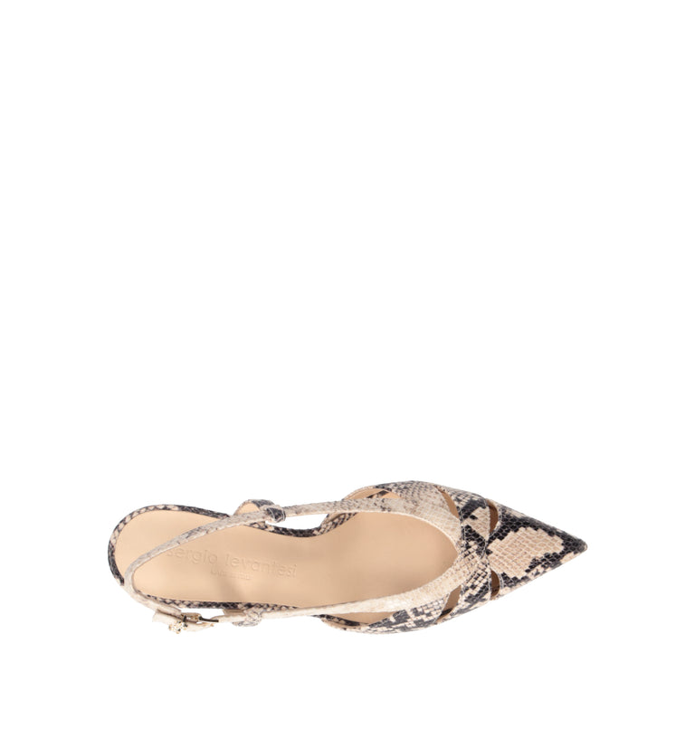 SERGIO LEVANTESI Slingback donna beige