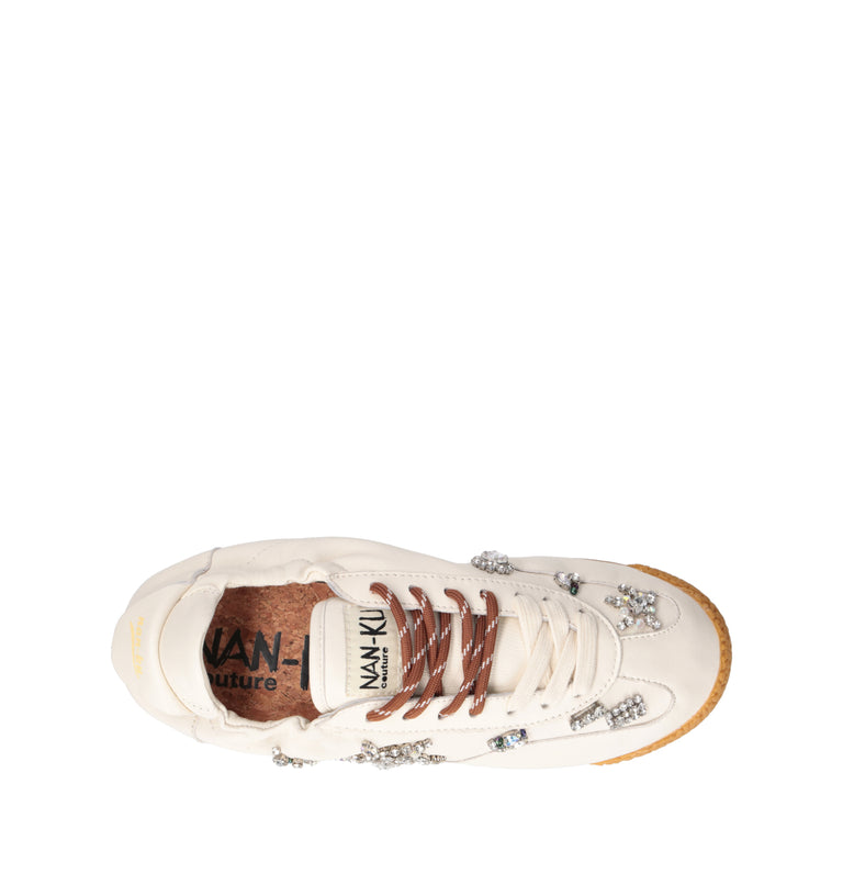 NANKU Sneaker donna bianca