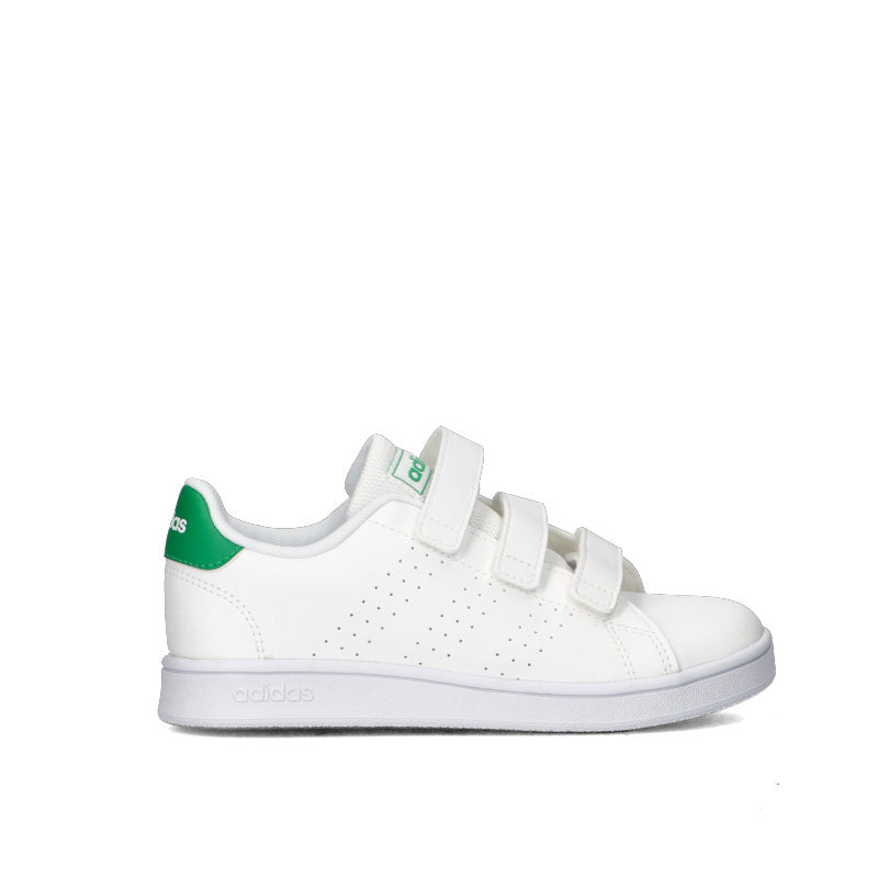 ADIDAS ADVANTAGE Sneaker trendy bimbo/a bianca/verde